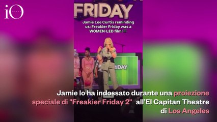 Jamie Lee Curtis e il look che ha fatto impazzire il web