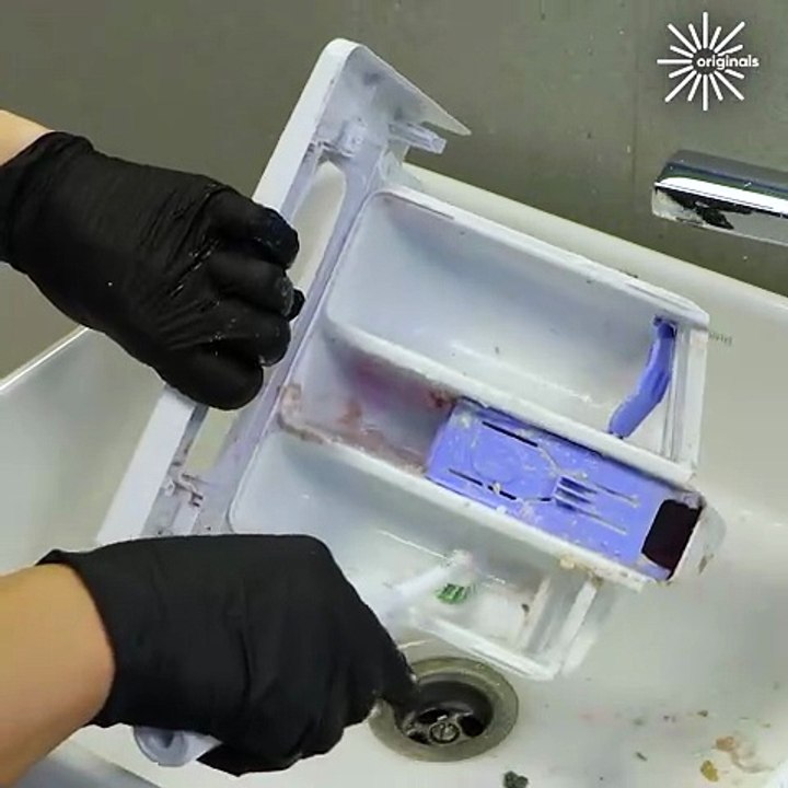 Washing machine deep cleaning ASMR! 🔊