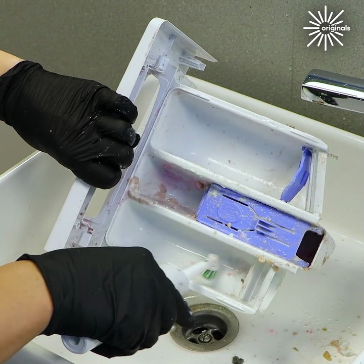 Washing machine deep cleaning ASMR! 🔊