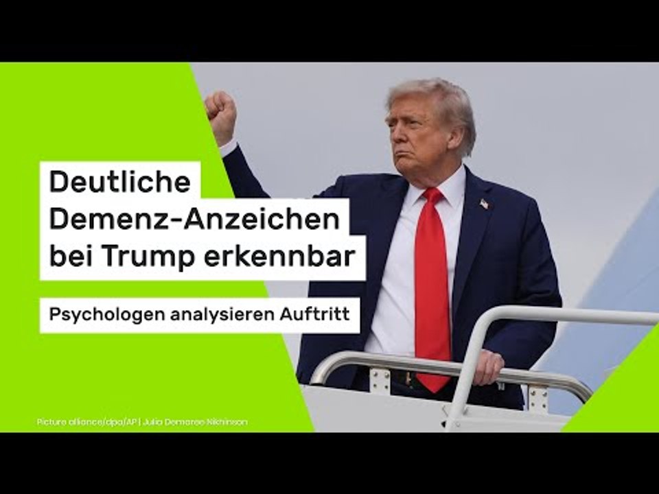 Trump 'verliert den Verstand': Psychologen erkennen deutliche Demenz-Anzeichen