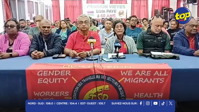 BRP à 65 ans : « Nou pa pou kiler. Nou pou kontinier mobiliser. Paiement pension bizin reste à 60 ans », lance Jane Ragoo