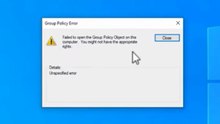 Solved “Failed to Open Group Policy Object” Error? Easy Fix for Windows 11/10/8/7