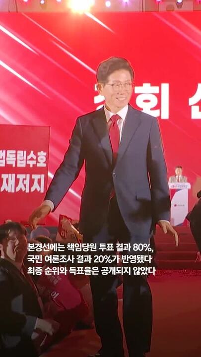 국힘, 반탄 정당 뚜렷해졌다…김문수·장동혁 당대표 결선