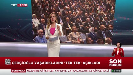Çerçioğlu istifasının perde arkasını TRT Haber’e anlattı