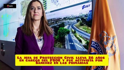 ¿Protección Civil o Política? La jefa con 26 años en el PSOE y su apoyo a Sánchez