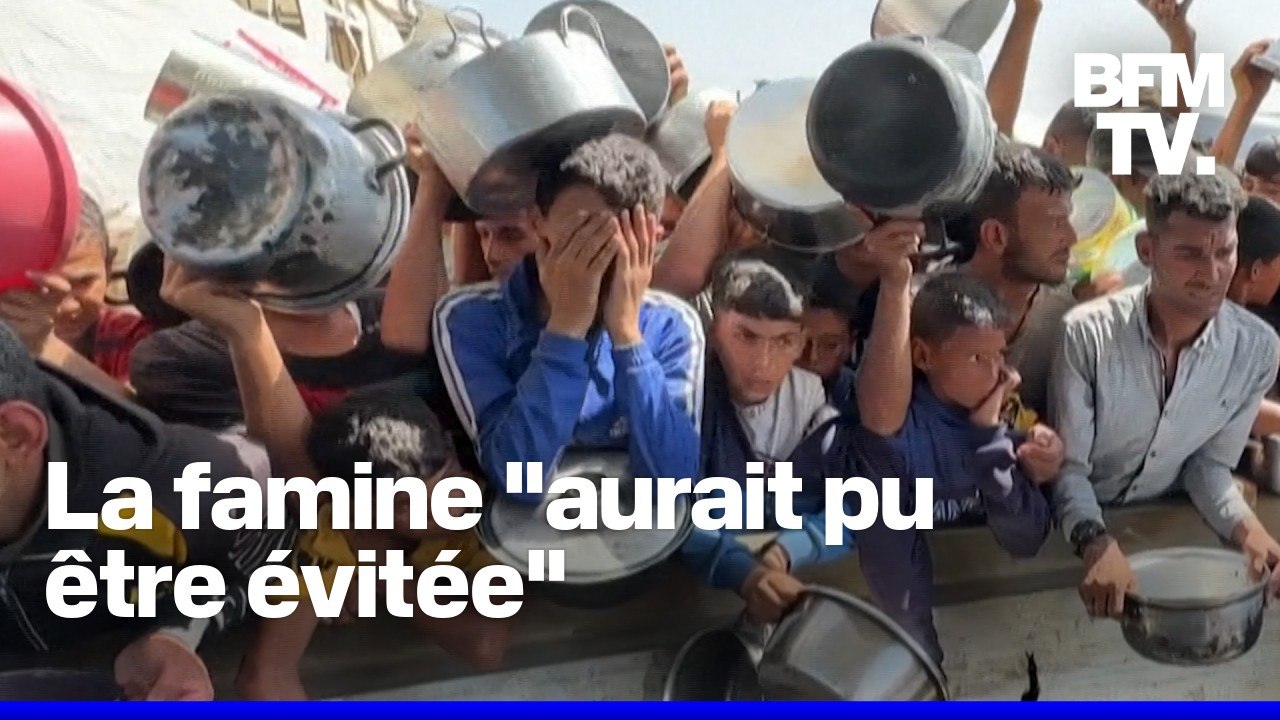 L'ONU déclare officiellement la famine à Gaza