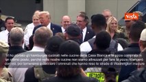 Trump a guardia Nazionale Washington: Vi ho portato hamburger cucinati alla Casa Bianca e pizza