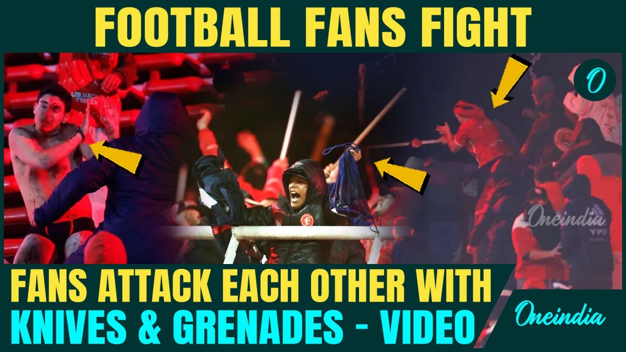 Argentine & Chilean Fans Clash Brutally with St...