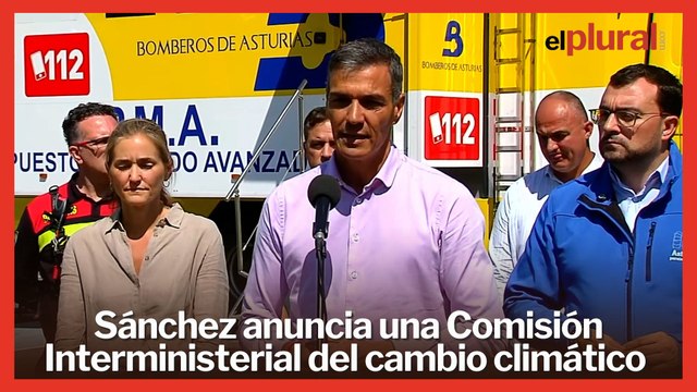 Sánchez anuncia una Comisión Interministerial para lograr el pacto de Estado contra el cambio climático