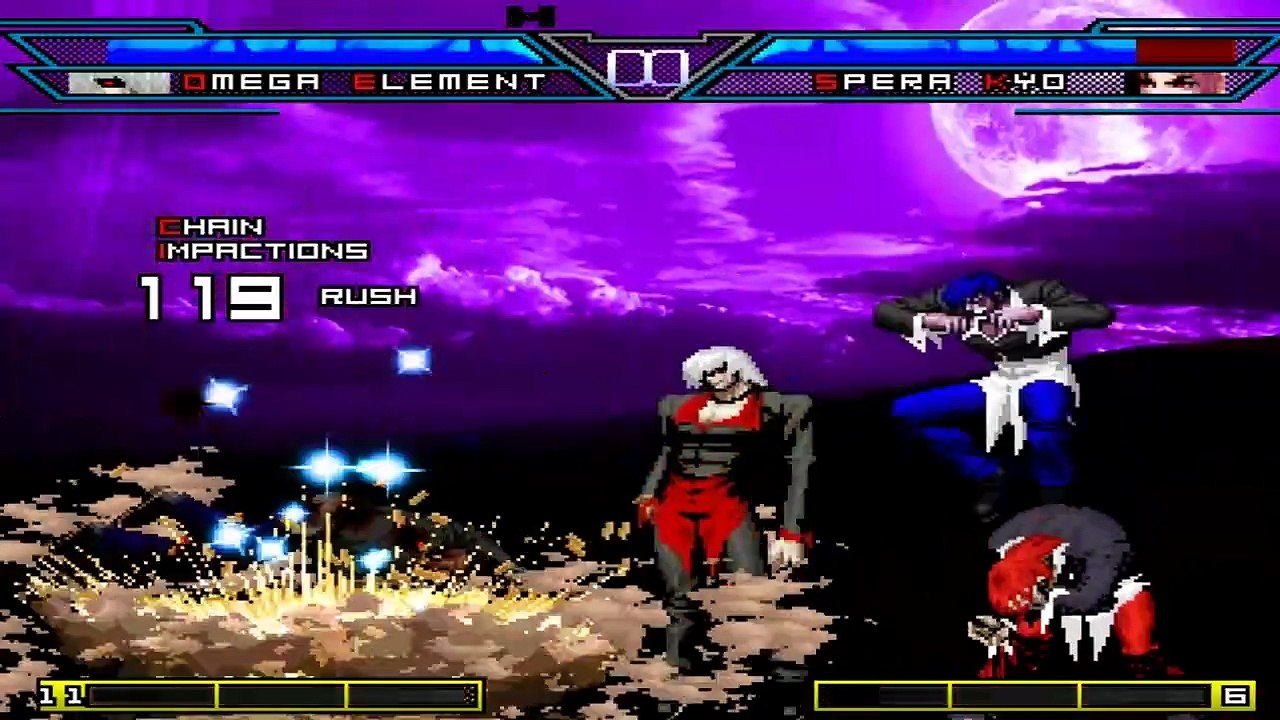 Omega Element VS Spera Kyo [KOF Mugen]