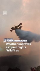Weather Improves As Spain Fights Wildfires