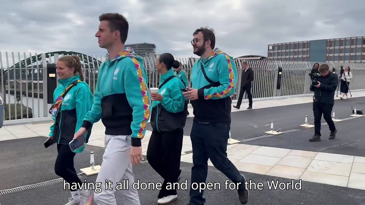 George Clarke on being among the first to walk Sunderland's new Keel Crossing