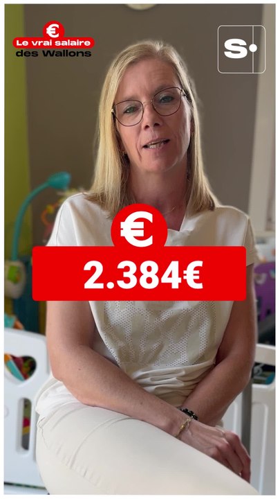 Le salaire des Wallons: Séverine, directrice de crèche gagne 2.380 euros par mois!