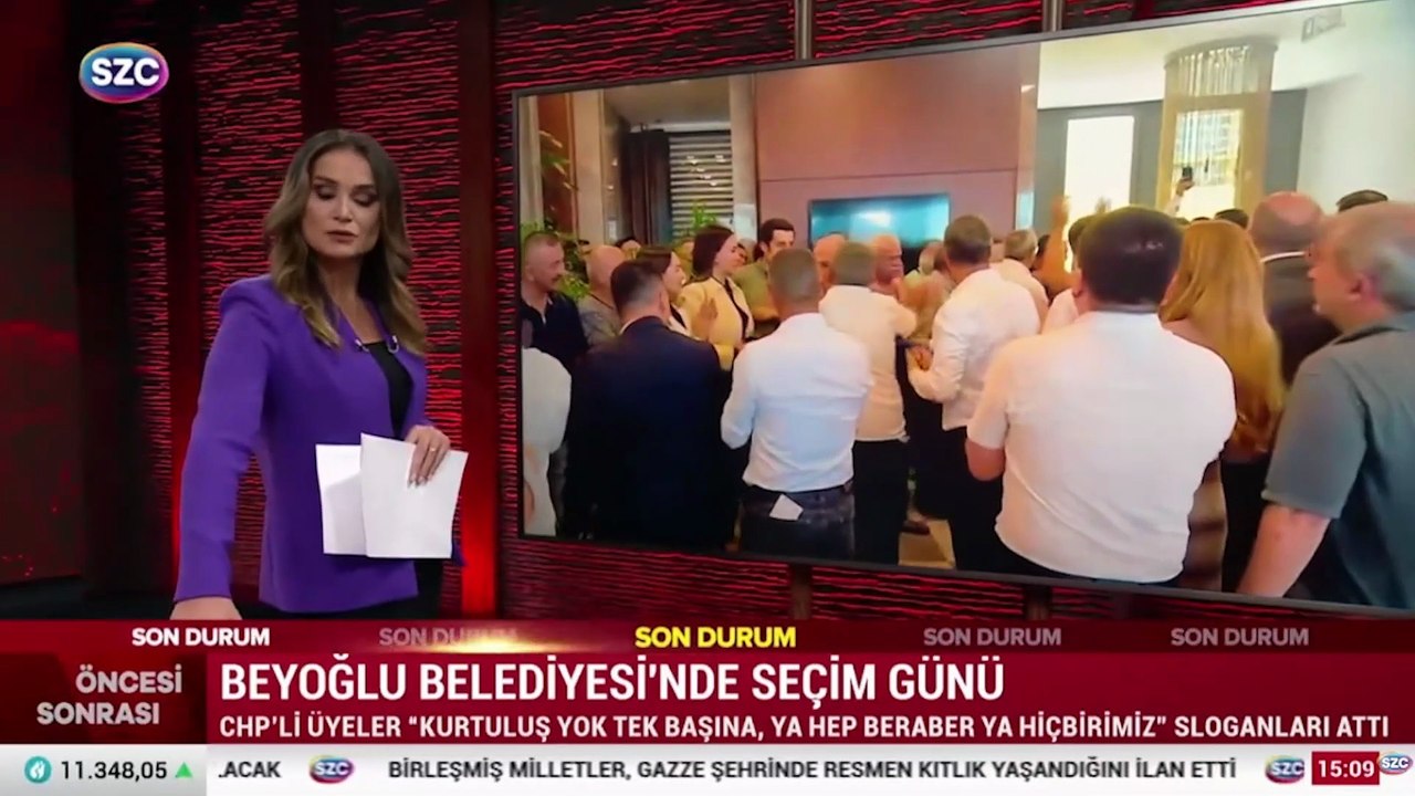 CHP'li üyeler 'Kurtuluş yok tek başına, ya hep beraber ya hiç birimiz' sloganı attı
