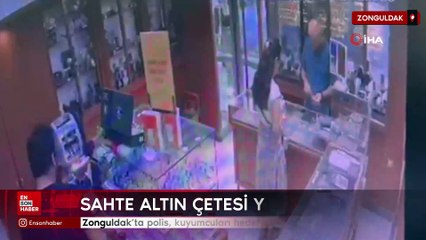 Zonguldak’ta polis, kuyumcuları hedef alan sahte altıncıları yakaladı