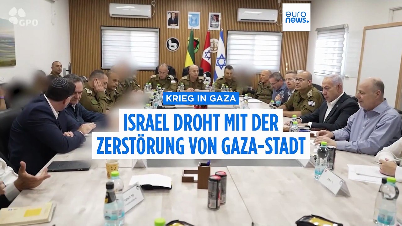 Israels Verteidigungsminister droht mit Zerstörung von Gaza-Stadt