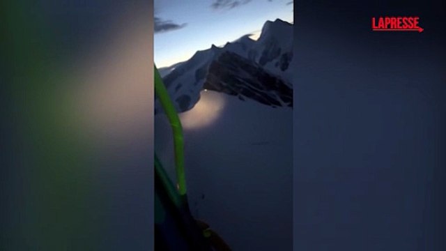 Monte Rosa, recuperati gli alpinisti bloccati in montagna: le immagini del soccorso alpino