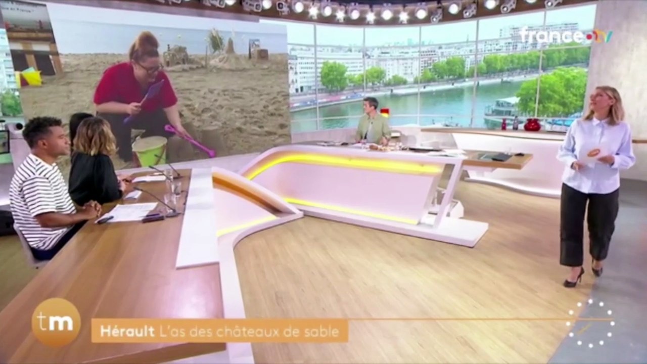 Marseillan-Plage à l’honneur sur France 2 avec l’atelier de sculpture sur sable de Fabien Di Maggio 