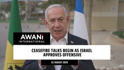 Ceasefire talks begin as Israel approves offensive