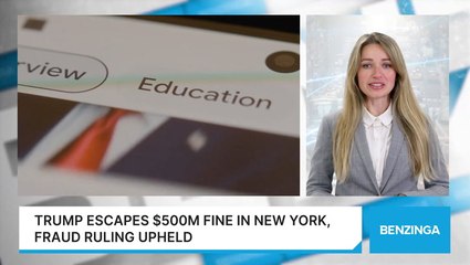Trump Escapes $500M Fine In New York, Fraud Ruling Upheld