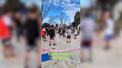 Julián Álvarez y Leandro Decuzzi inauguraron el nuevo Polideportivo Municipal Monte Chingolo