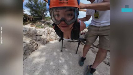 Nervous Zipliner Asks ‘did You Check Everything?’ on Repeat