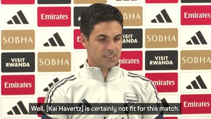 Huge blow to lose Havertz - Arteta