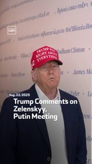 Trump Comments on Zelenskyy, Putin Meeting