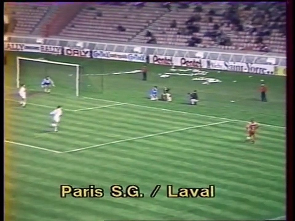 PARIS SG - LAVAL - 1982 - SAISON 1982/1983 -