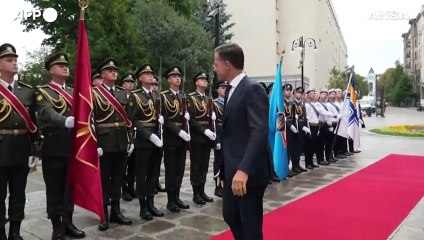 Rutte a sopresa a Kiev, l'incontro con Zelensky