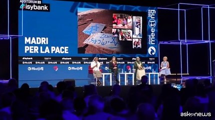 Al Meeting una madre israeliana e una palestinese: Ricostruire Gaza