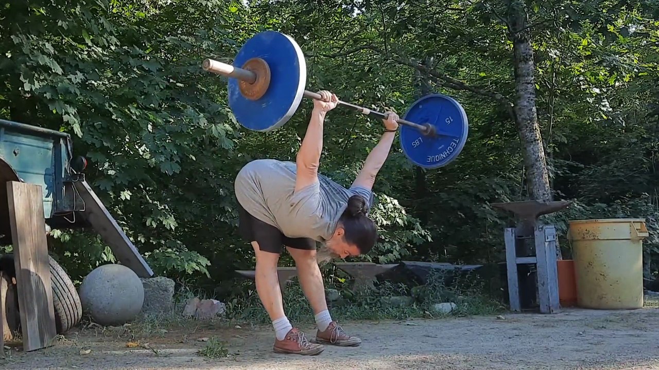 Kelly Snatches! 100lb