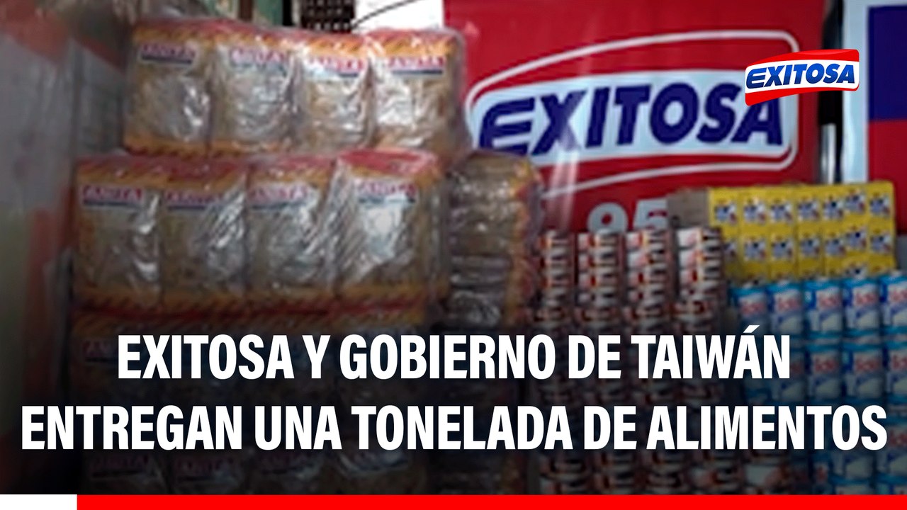 Exitosa y Gobierno de Taiwán entregan una tonelada de alimentos a olla común en VMT