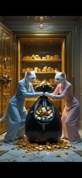 Cat Robs A Gold Vault💰🐾 | Epic Heist Animation😱