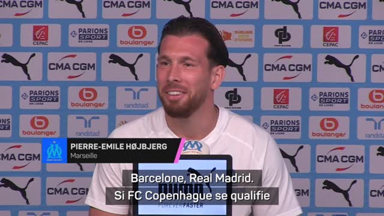 Marseille - En LDC, Højbjerg aimerait jouer Barcelone, le Real, le Bayern ou... le FC Copenhague !