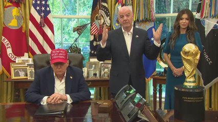 Trump Turns Infantino’s Flattery Into Hilarious Moment