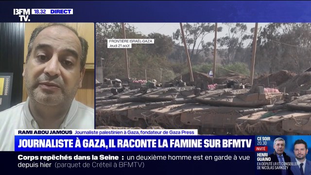 État de famine à Gaza: Si la guerre ne s'arrête pas, ce sera la déportation de toute la population de Gaza , alerte Rami Abou Jamous, journaliste palestinien, fondateur de Gaza Press