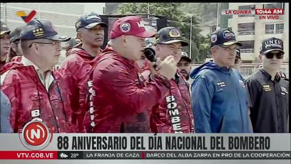 Autoridades nacionales lideran acto conmemorativo por el 88° aniversario del Día Nacional del Bombero