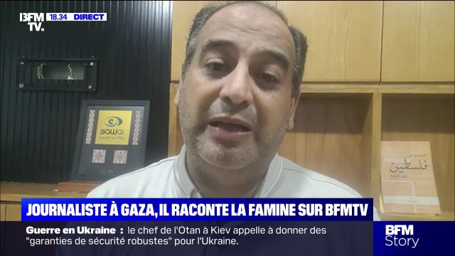 Famine à Gaza: On se rapproche de plus en plus vers la chute', alarme Rami Abou Jamous, journaliste palestinien à Gaza