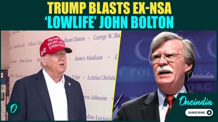 Trump takes a DIG at ‘Lowlife’ John Bolton | Refutes to answer about FBI raids at Ex-NSA’s House