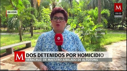 Detienen a dos sospechosos por asesinato de maestro jubilado en Altotonga