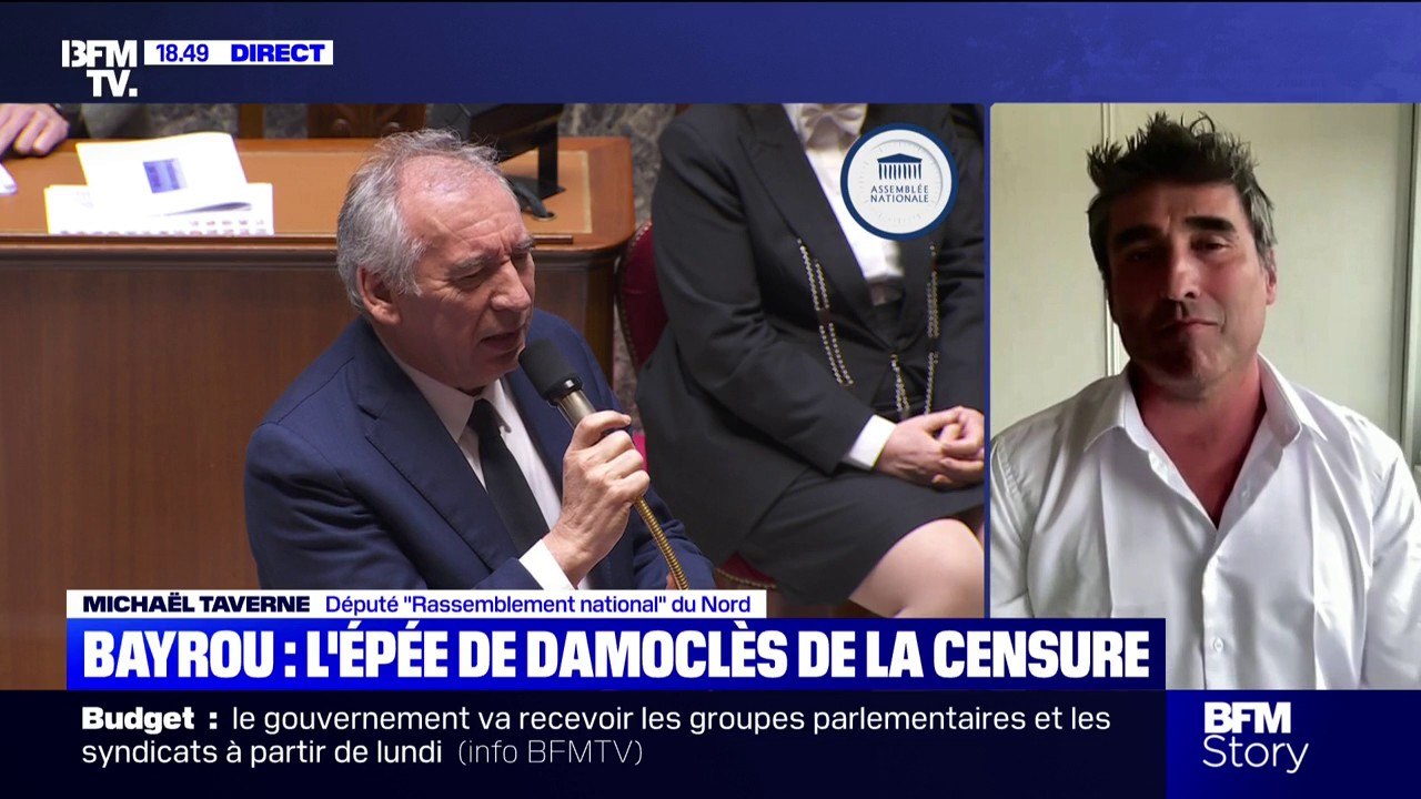 Budget 2026: "Nous n'avons pas peur de censurer François Bayrou", assure Michaël Taverne, député Rassemblement national du Nord