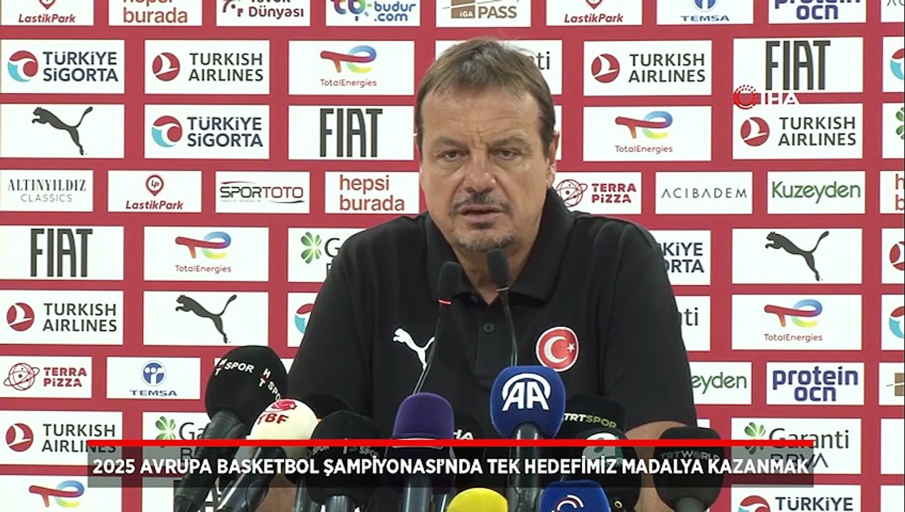 Ergin Ataman: Hedefimiz madalya kazanmak