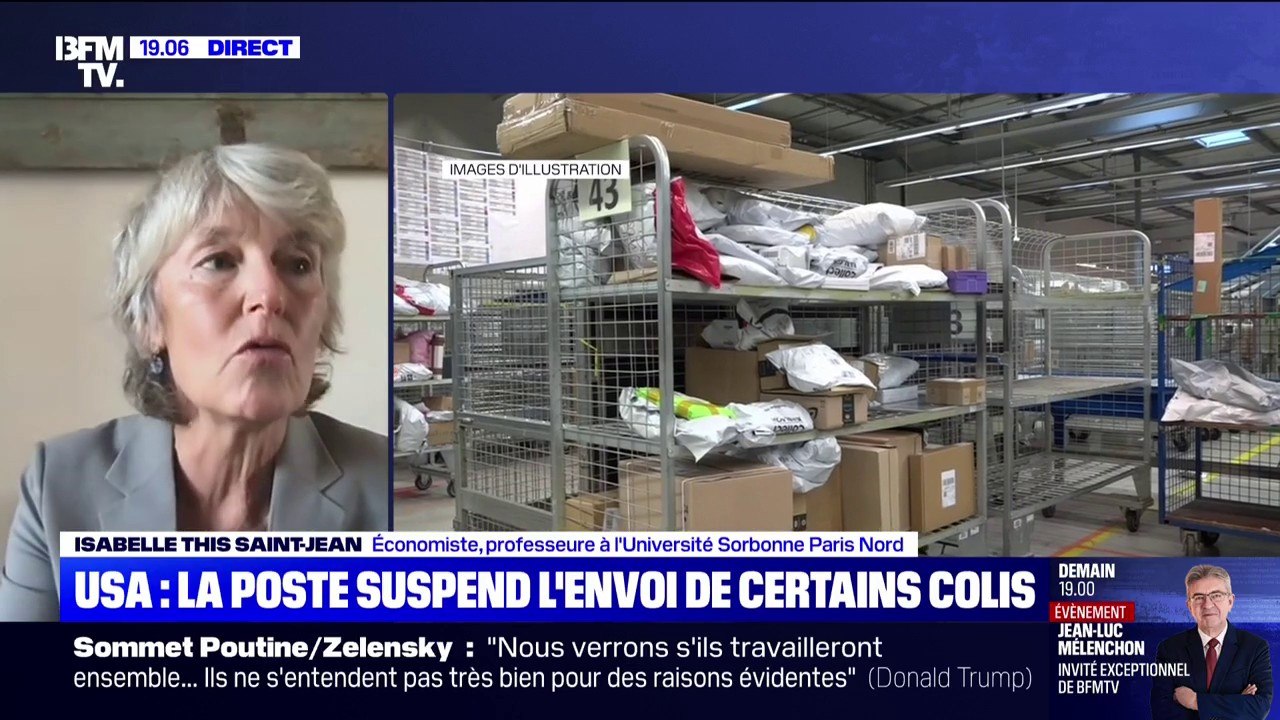 La Poste suspend l'envoi de certains colis aux États-Unis: "C'est une étape de plus dans ce nouveau monde", estime Isabelle This Saint-Jean, économiste