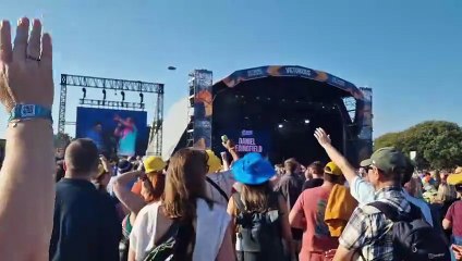 Daniel Bedingfield performing at Victorious Festival 2025