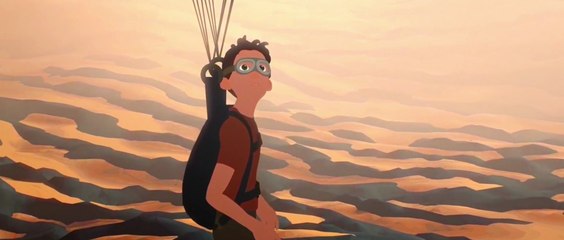 Away - parachuter in the middle of nowhere