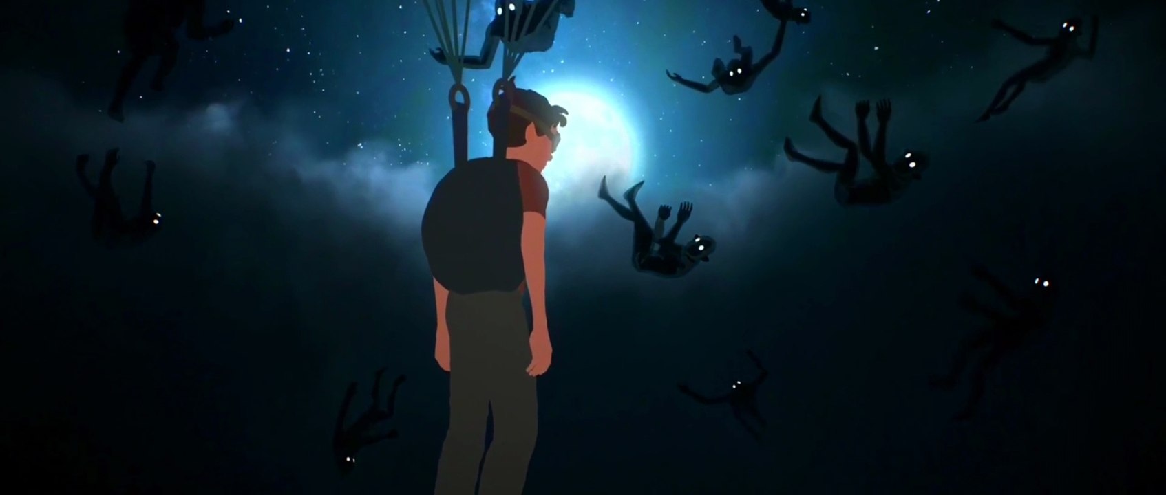 Away - parachuting in the dark
