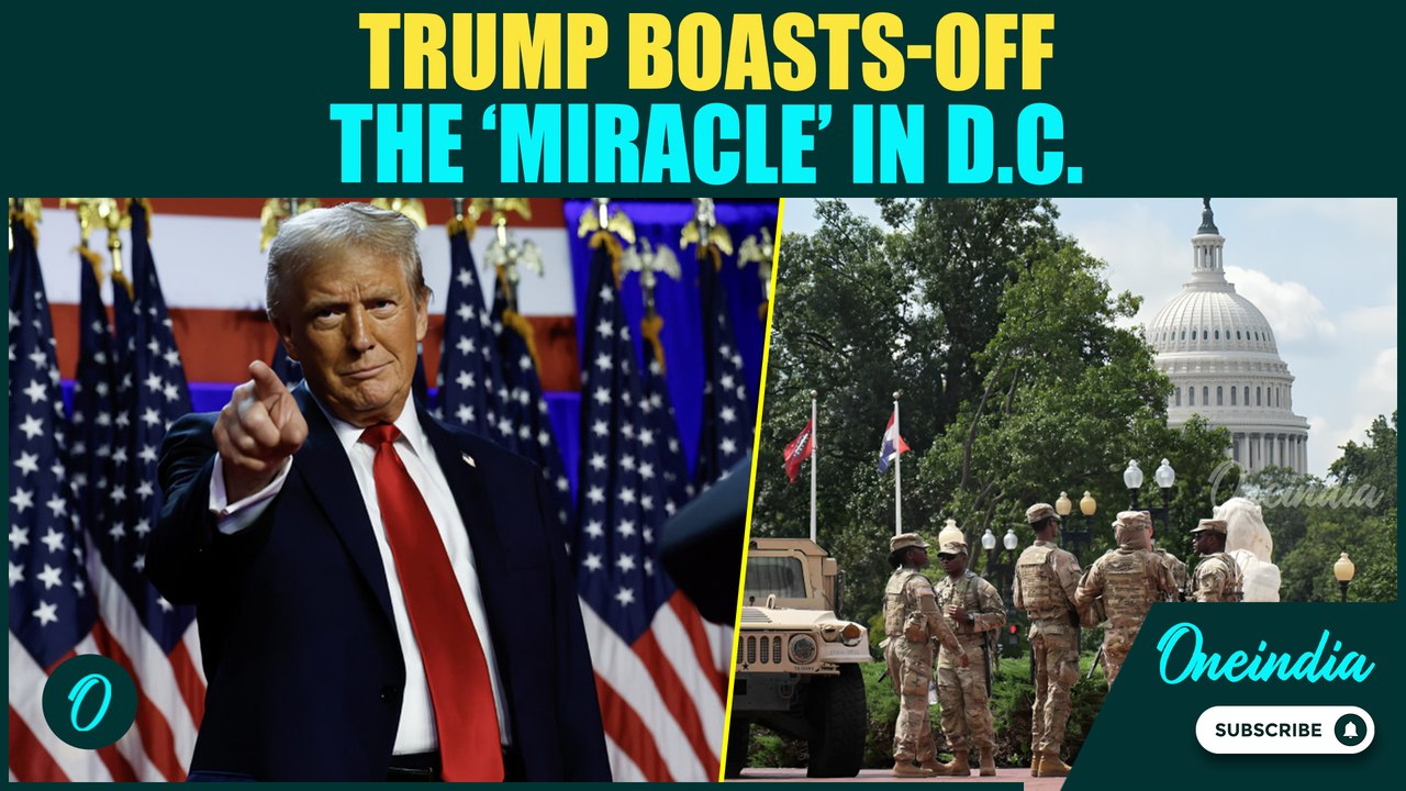 ‘No MURDERS in D.C. since I Started’ | Trump justifies National Guards in D.C | Make D.C. Safe Again