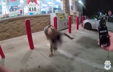 Woman driver ‘who just drank one Twisted Tea’ falls over during sobriety test