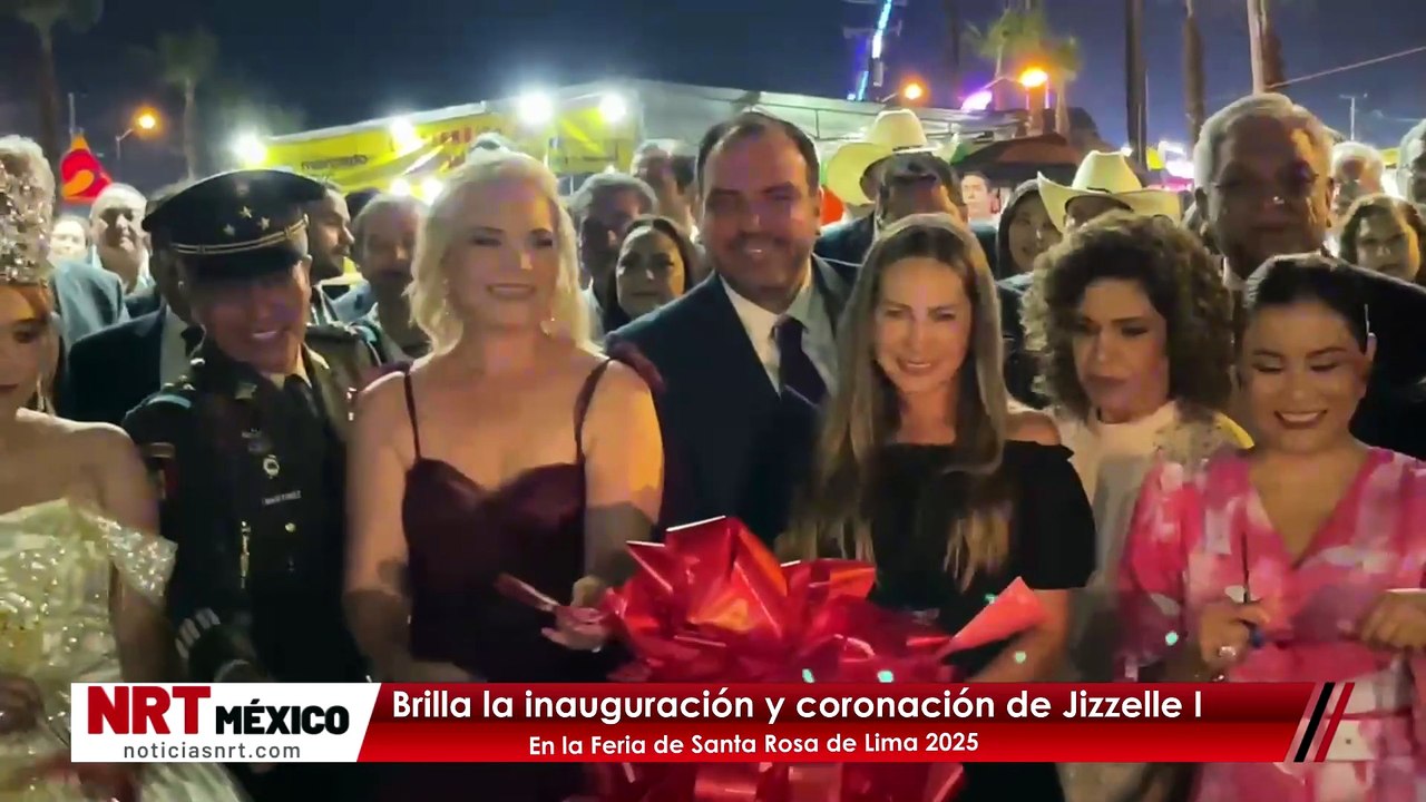 #Múzquiz 👑 Brilla la inauguración y coronación de Jizzelle I en la Feria de Santa Rosa de Lima 2025